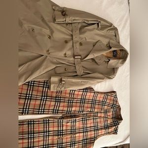Vintage Burberry Trench Coat - Size L- oversized